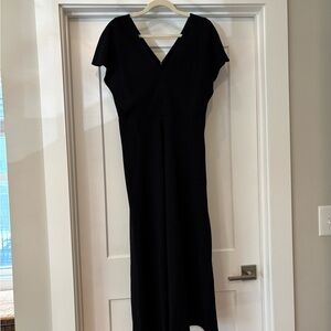 Madewell Black V-Neck Maxi Dress